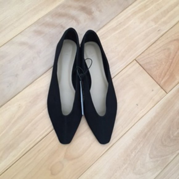 H&M black Ballet flats in faux-Suede size 37 / US 6 - Picture 7 of 10